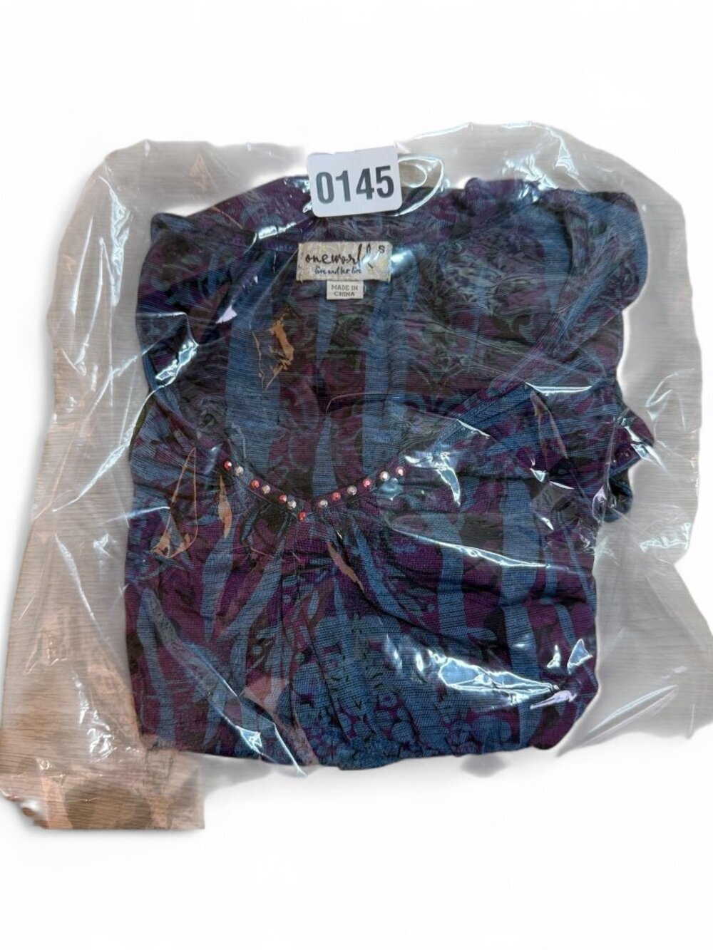 One World Tunic Top Size S Multicolor - Picture 8 of 9